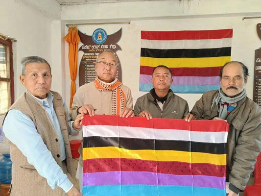 Salai Taret Firal (7 Salai Flag) - Laningthou Sanamahi Temple Board Color