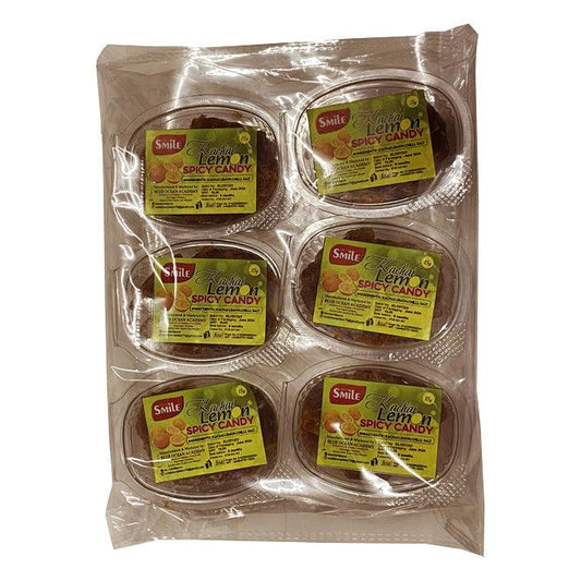 Spicy Kachai Lemon Candy (Champra), 15g | Smile Foods (pack of 12)