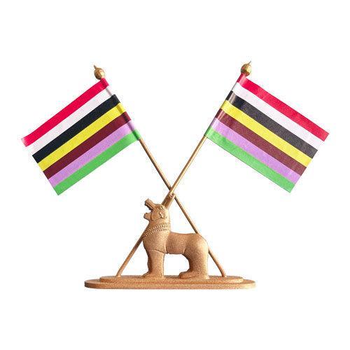 Salai Taret Firal (7 Salai Flag) for Car Dashboard