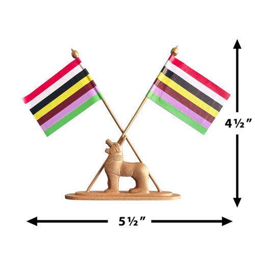 Salai Taret Firal (7 Salai Flag) for Car Dashboard