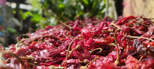 Khuman Kharai Dried Sirarakhong Hathei Chilli Whole - 100 gm - Pabung