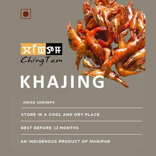 ChingTam Khajing - Dried Shrimps - 100 gm - Pabung