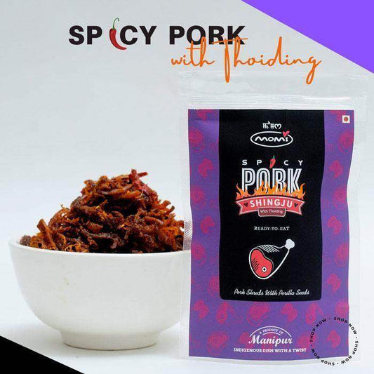 Mom's Spicy Pork Singju with Thoiding - 60 gm - Pabung