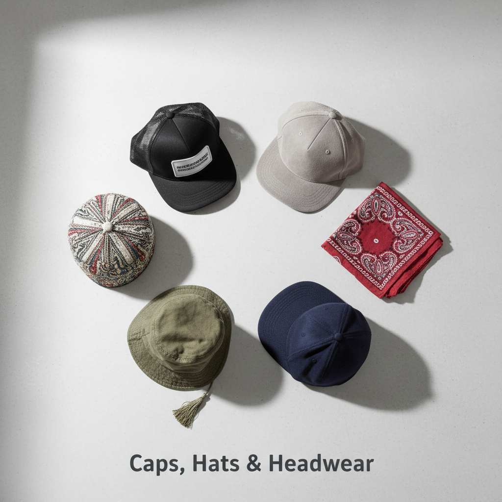 Caps, Hats & Headwear
