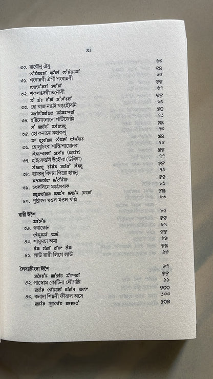 Khongjom Parba Amadi Eseising by M. K. Binodini Devi  | Meitei Mayek & Bangla Script