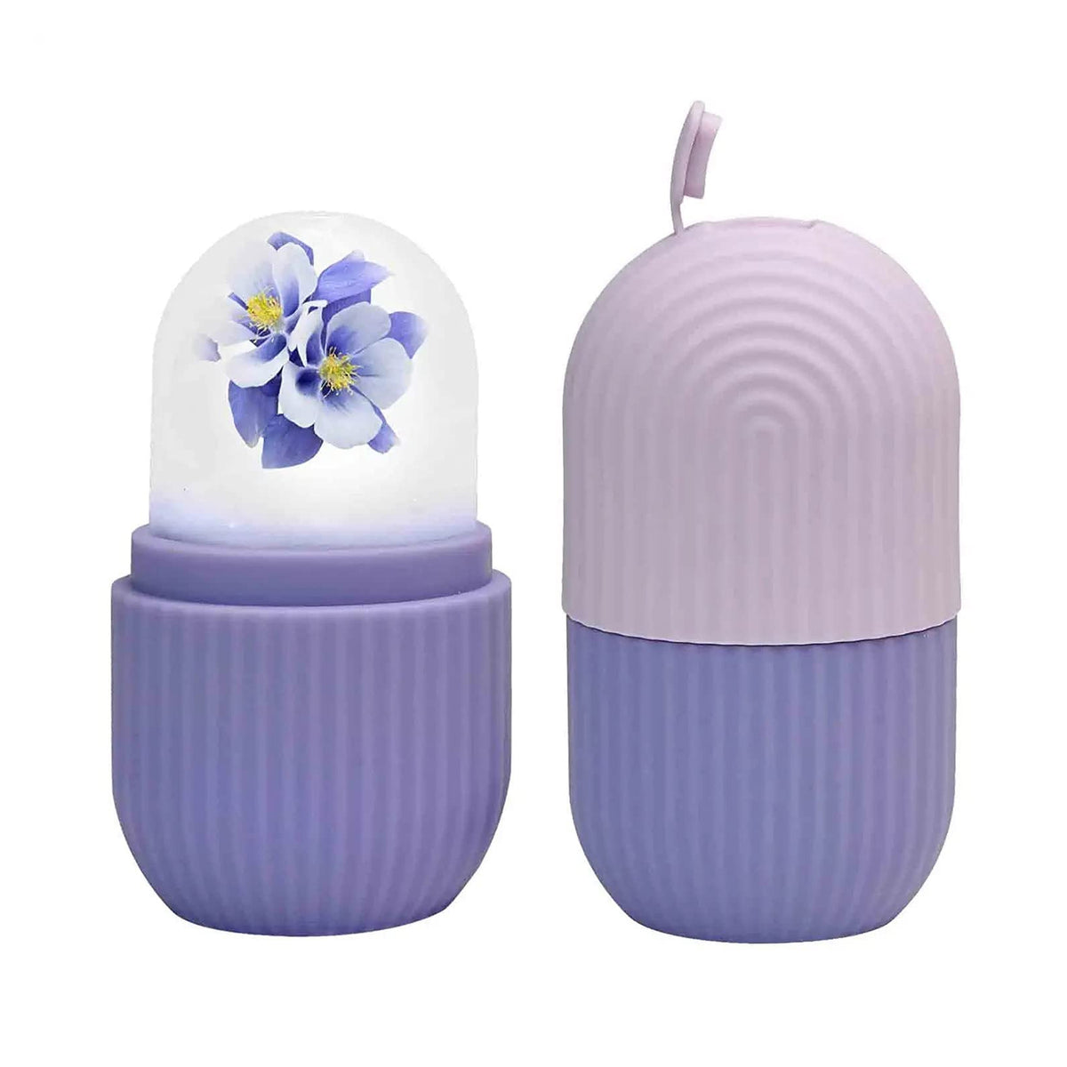 1224p Beauty Ice Roller For Face Massager  Eye Reusable Face Rollers Facial Roller ( Purple Color)