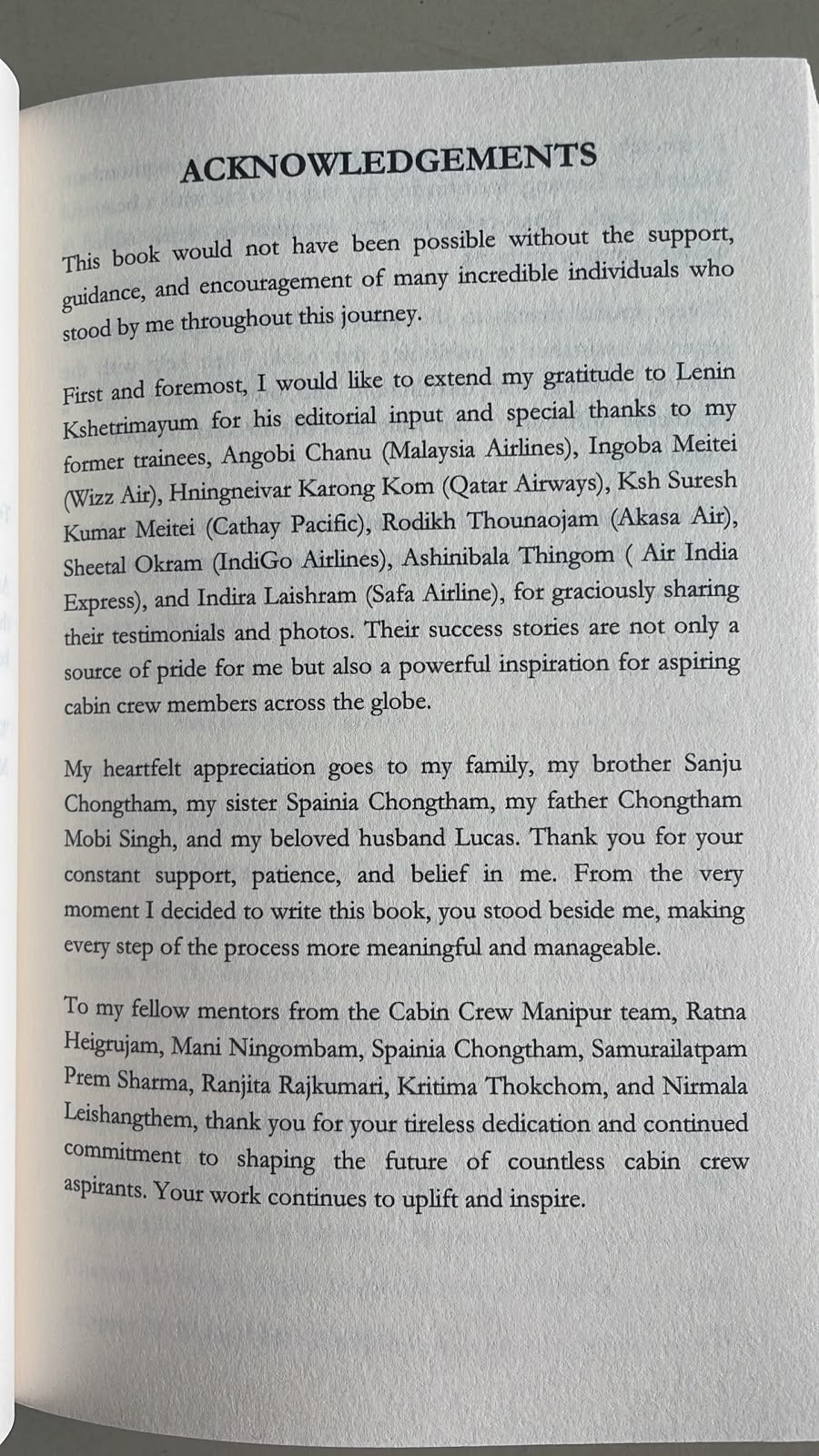 Wings of Ambition: A Guide for Future Cabin Crew by Syria Chongtham Monnin