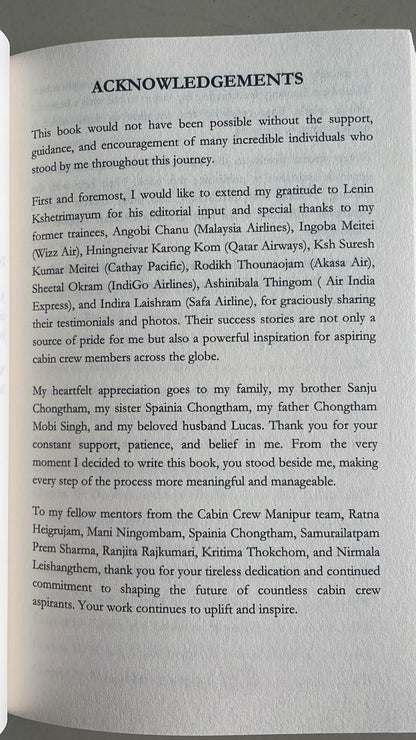 Wings of Ambition: A Guide for Future Cabin Crew by Syria Chongtham Monnin