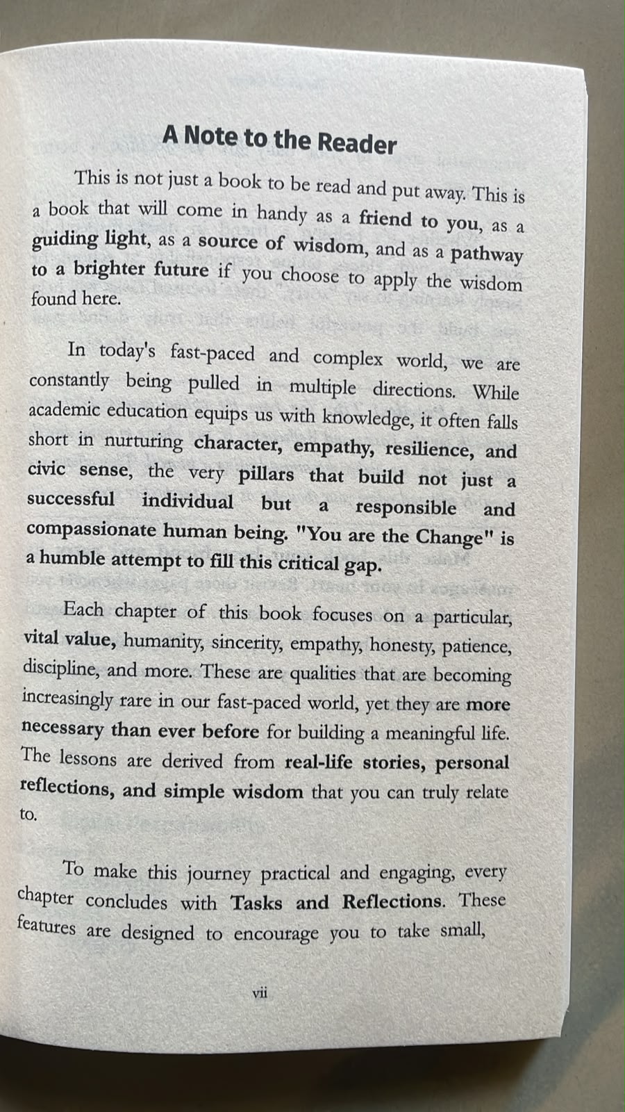 You Are the Change by Dr. Biju Sarungbam