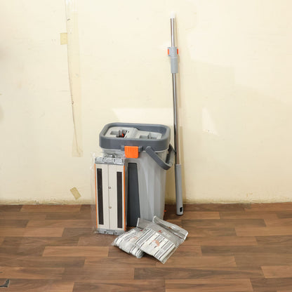 Small Size Multipurpose Flat Mop Cleaning Bucket Set