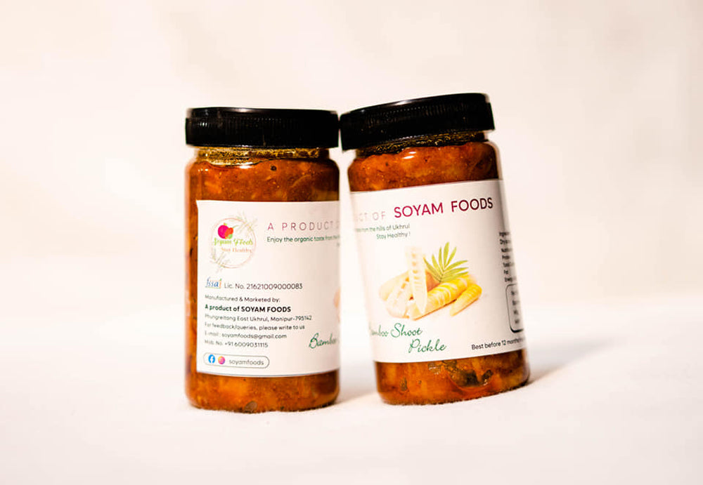 Soyam Foods - Laiwa (Non-Fermented Bambooshoot) Pickle - 200 gm