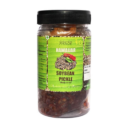 IHA Foods - Hawaizar + Umorok Achar | Akhuni | Axone | Fermented Soyabean with King Chilli Pickle - 200 gm Pickle - 200 gm