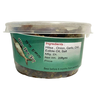 Hilsa Dry Fry (Whole Fish), 200 gm | Mumu Foods