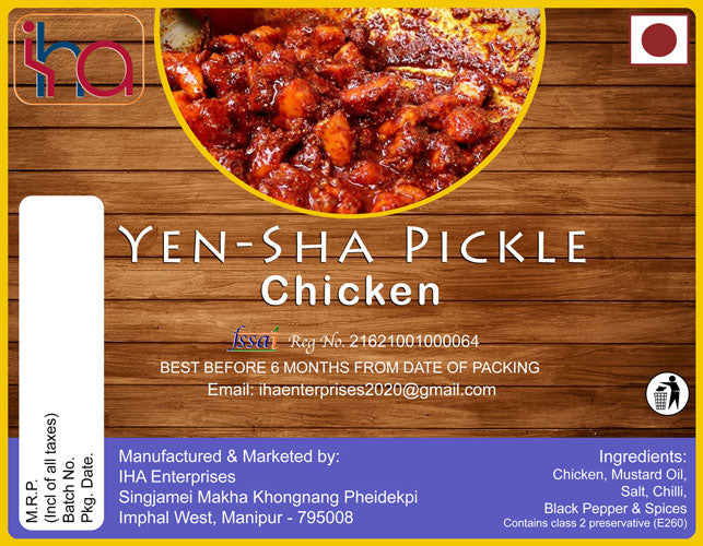 IHA Foods - Chicken Pickle (Yen-Sha Achar) - 200 gm