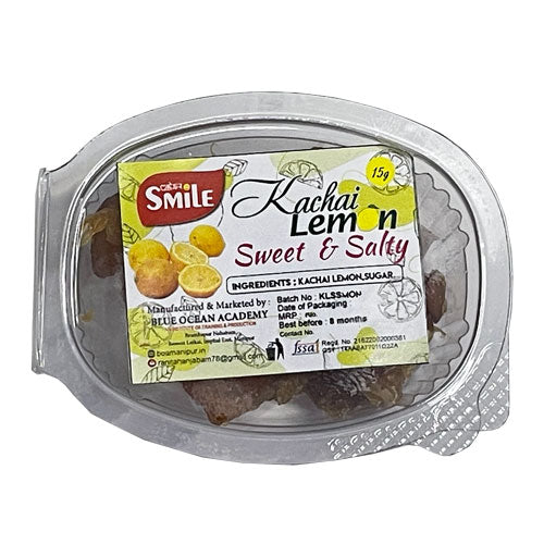 Smile - Kachai Lemon Sweet & Salty (Champra) - 15 gm (pack of 12)