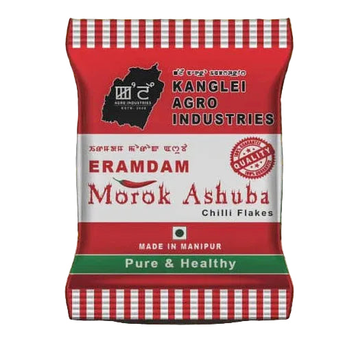 Red and white packaging of Kanglei Agro Industries with text and branding.