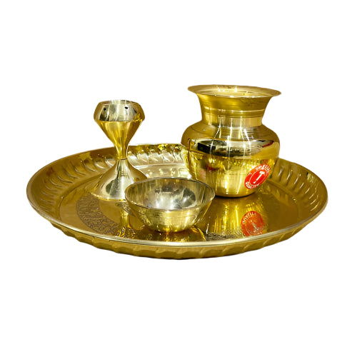 Lai Puja Set Brass