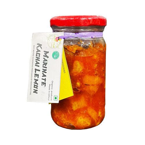 Soyam Foods - Kachai Lemon Pickle (Marinated & Spicy)  - 200 gm
