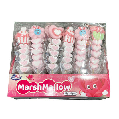 Marshmallow Candy (36 Pieces × 18g Each) | Soft Sugar Confectionery