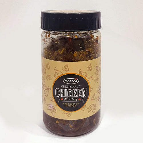 Mom's Chilli Garlic Chicken Relish - 200 gm