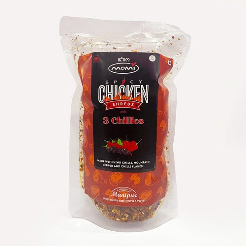 Mom's Spicy Chicken Shreds with 3 Chillies - 75 gm