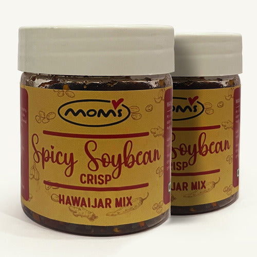 Mom's Spicy Soyaberan Crisp (Hawaizar Mix) - 60 gm (Pack of 2)