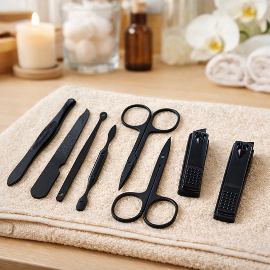 7 In 1 Premium Manicure Pedicure Grooming Kit (Mix Design)