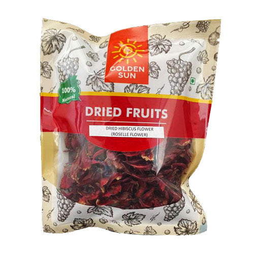 Golden Sun - Hibiscus Flower | Roselle Flower (Dry) - 25 gm