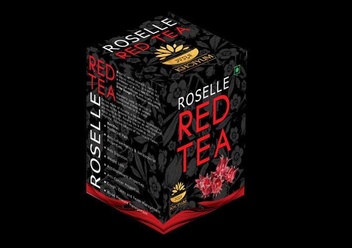 Khoiyum Roselle Red Tea | Sougri Mahei Cha - 10 Sachets
