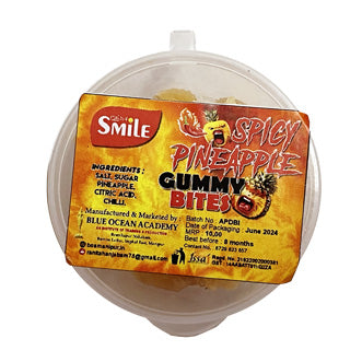 Smile - Spicy Pineapple Gummy Bites | Kihom - 15 gm (pack of 12)