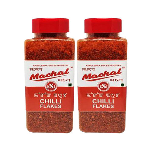 Chilli Flakes Jar, 80g | Machal (Pack of 2)