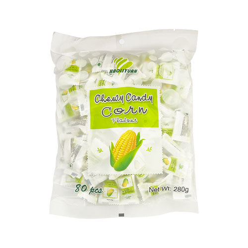 Corn Flavour Chewy Candy - 80 pcs (280g) | Haoliyuan