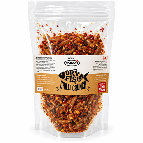 Dry Fish Chilli Crunch, 120g | Mom's