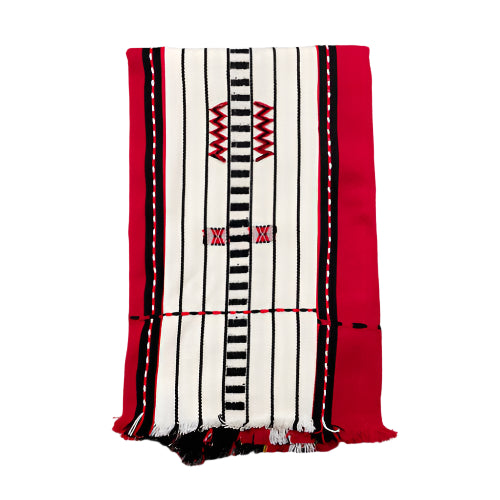 Haophi Shawl (red) – Handwoven Cultural Heritage