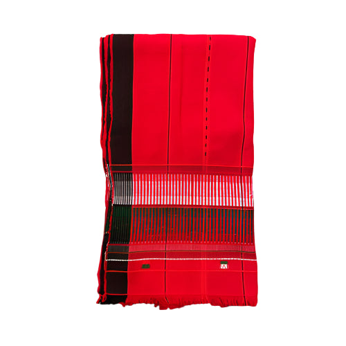 Haophi Shawl (red) – Handwoven Cultural Heritage