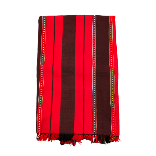 Haophi Shawl (red) – Handwoven Cultural Heritage