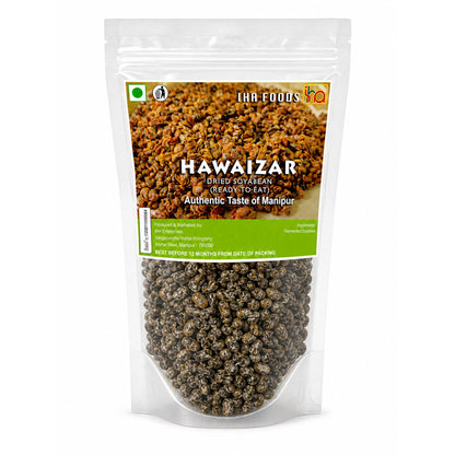 Hawaijar akangba sun dried fermented soybean – traditional Manipuri ingredient