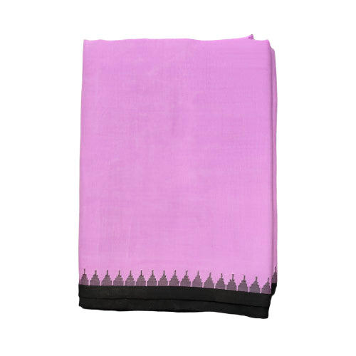 Purple Linen Fanek – Handwoven Manipuri Wrap Skirt in Elegant Purple