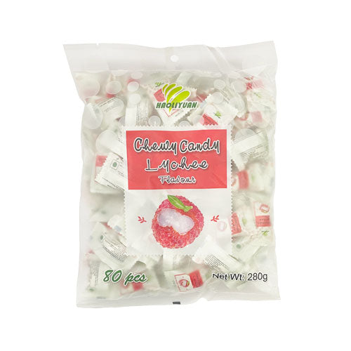 Lychee Flavour Chewy Candy - 80 pcs (280g) | Haoliyuan