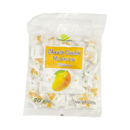 Haoliyuan Chewy Candy - Mango Flavour - 80 pcs (280g)