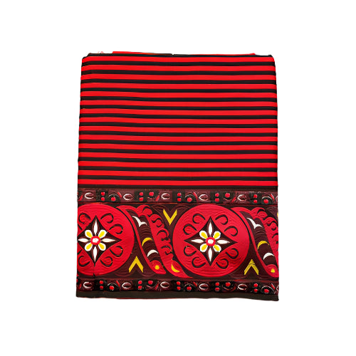 Fanek Mapan Naibi (Red) – Handwoven Traditional Manipuri Wrap Skirt