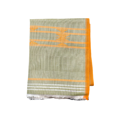 Masalai Inaphee (Mehendi-Colour) – Traditional Handwoven Manipuri Shawl with Cultural Weaving