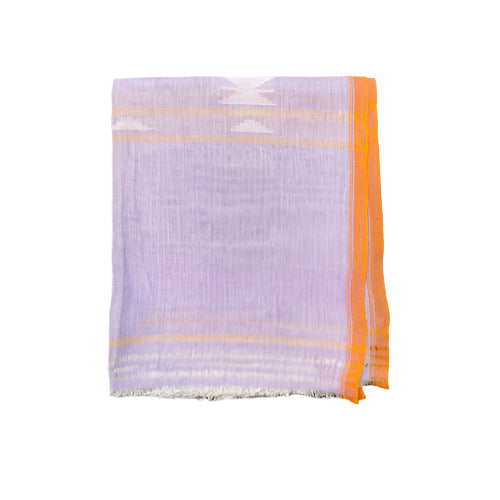 Masalai Inaphee (Purple) – Handwoven Manipuri Shawl with Traditional Motifs