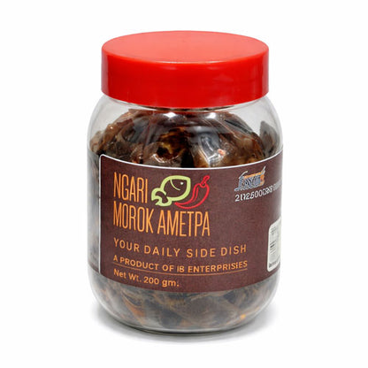 Ngari Morok Ametpa Manipuri fermented fish chilli side dish jar