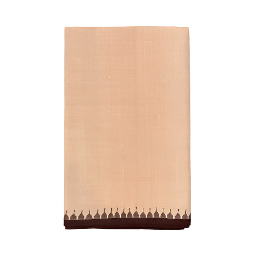 Phige Langfenbi (Cream Colour) – Handwoven Traditional Manipuri Fanek with Intricate Weaving