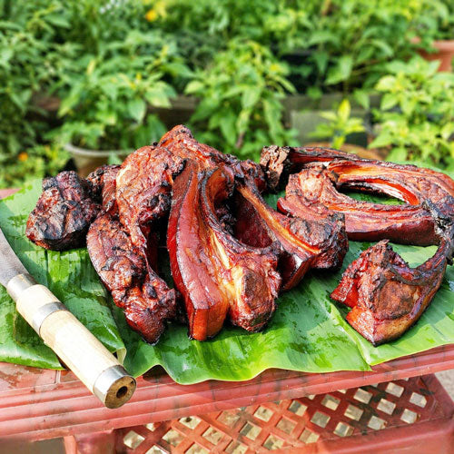 smoked pork vacuum pack northeast india smoked pork manipur hygienic sealed meat pack