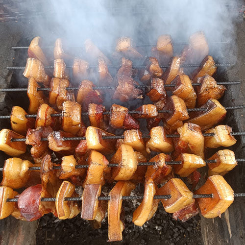 Vacuum-packed smoked pork near me – Perfect for Naga pork curry, Coorg Pandi Curry, and Goan pork dishes – Non-ready-to-eat, rich smoky flavor.