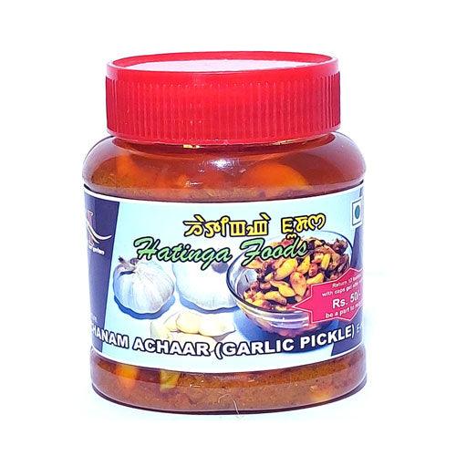 Hatinga Foods - Chanam (garlic) Pickle - 180 gm - Pabung