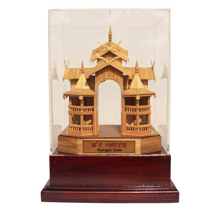 Kangla Gate with Glass - Height 11½ inch - Pabung