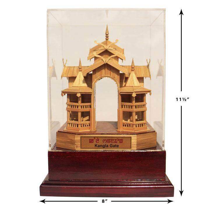 Kangla Gate with Glass - Height 11½ inch - Pabung